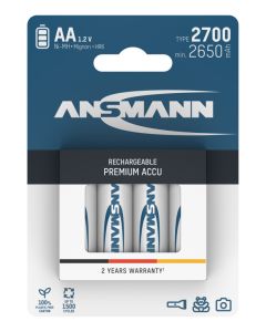  NiMH Akku Mignon AA Typ 2700 (min. 2500 mAh) 4er Blister